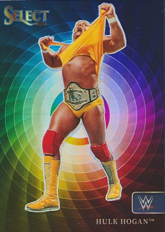 Hulk Hogan 2023 Select WWE #9 Color Wheel /(SSP) PSA 8