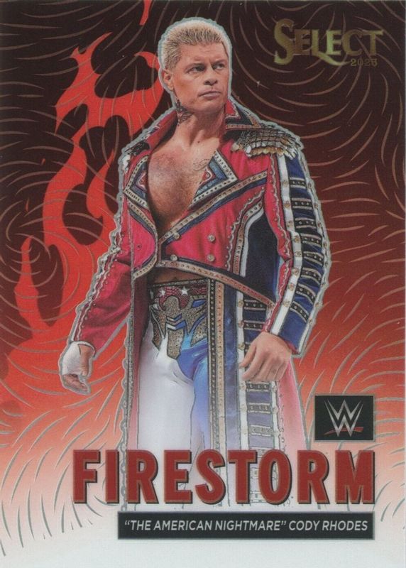 Cody Rhodes 2023 Select WWE #10 Firestorm /(SSP) BGS 9.5