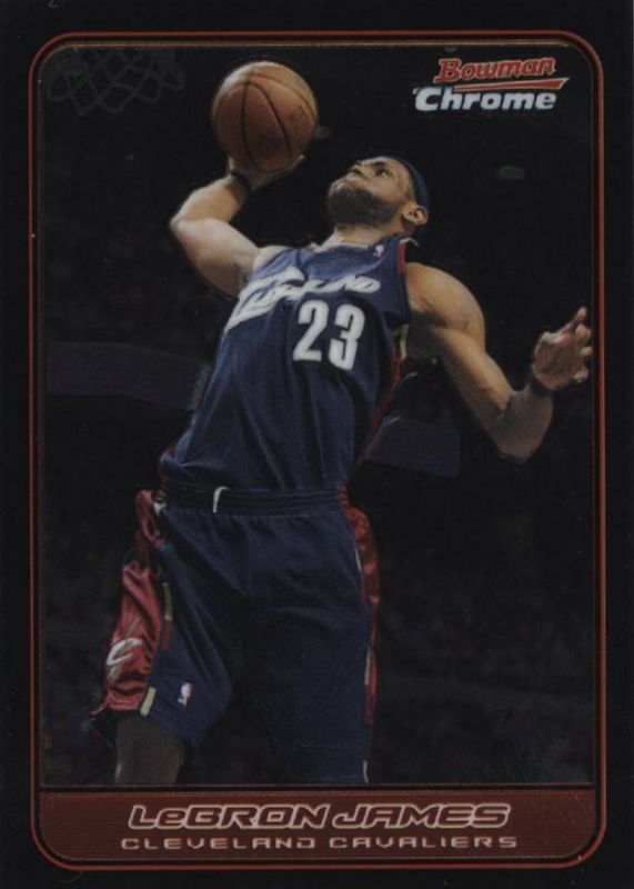 LeBron James 2006 Bowman #22 Chrome SGC 9