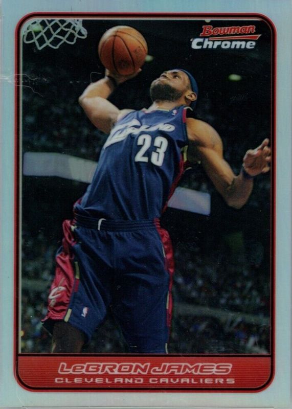 LeBron James 2006 Bowman #22 Chrome - Refractor /249 SGC 8.5