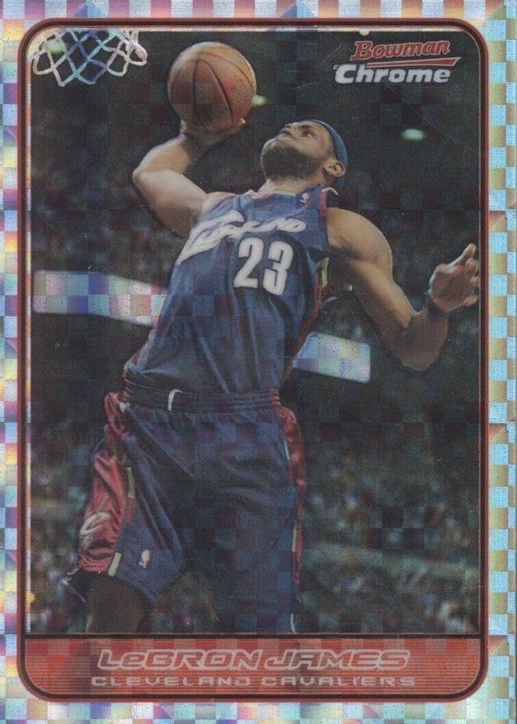 LeBron James 2006 Bowman #22 Chrome - X-Fractor /150 PSA 10