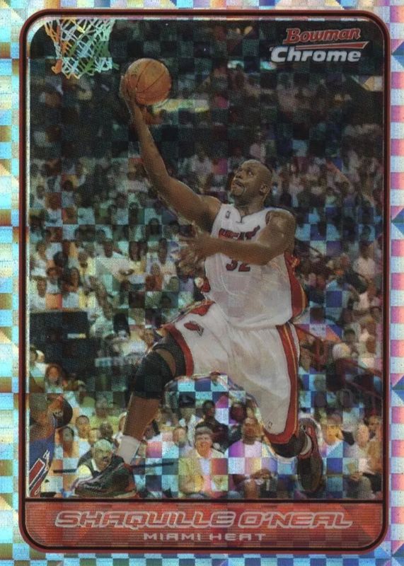 Shaquille O'Neal 2006 Bowman #49 Chrome - X-Fractor /150 RAW