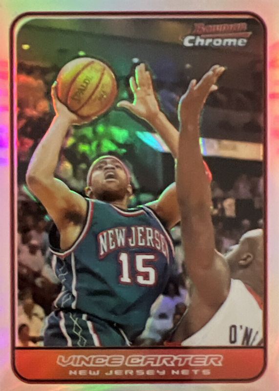 Vince Carter 2006 Bowman #8 Chrome - Refractor /249 SGC 9.5