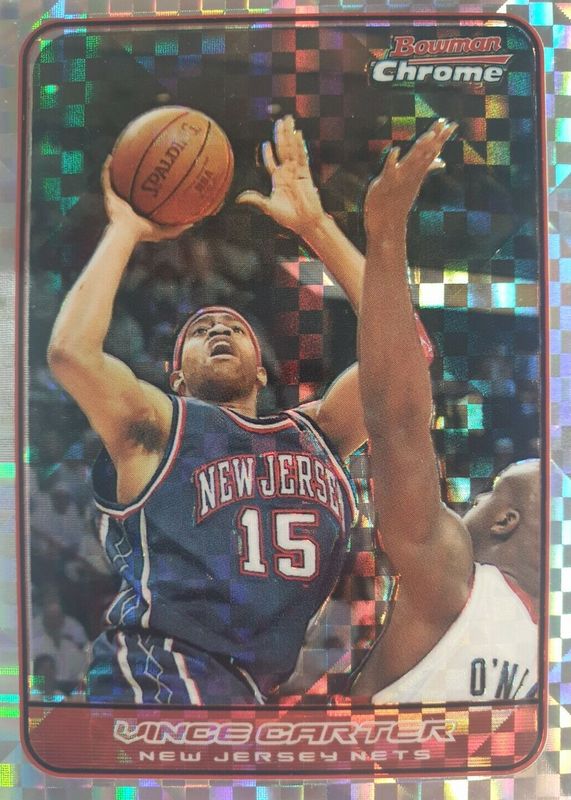 Vince Carter 2006 Bowman #8 Chrome - X-Fractor /150 PSA 10