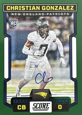 2023 Score #381 Rookie Signatures - Green