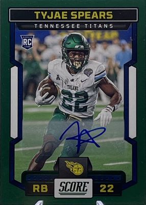 2023 Score #325 Rookie Signatures - Green