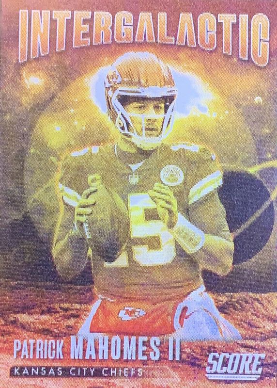 Patrick Mahomes II 2023 Score #I-1 Intergalactic /(SSP) PSA 10