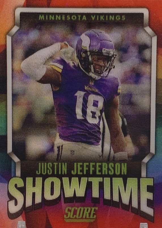 Justin Jefferson 2023 Score #ST-10 Showtime /(SSP) RAW