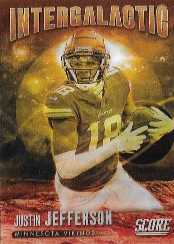 Justin Jefferson 2023 Score #I-9 Intergalactic /(SSP) SGC 9.5