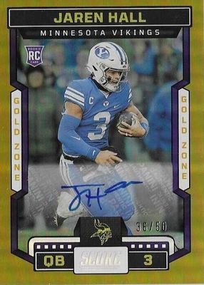 2023 Score #311 Rookie Signatures - Gold Zone /50