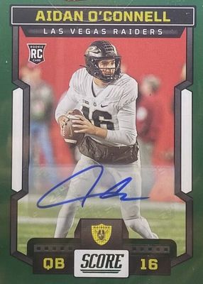 2023 Score #310 Rookie Signatures - Green