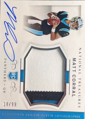 2022 National Treasures #CRPA-MC Crossover Rookie Patch Autographs (/99)