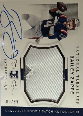 2022 National Treasures #CRPA-BZ Crossover Rookie Patch Autographs (/99)