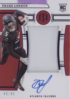 2022 National Treasures #166 Rookie Patch Auto - Purple /49