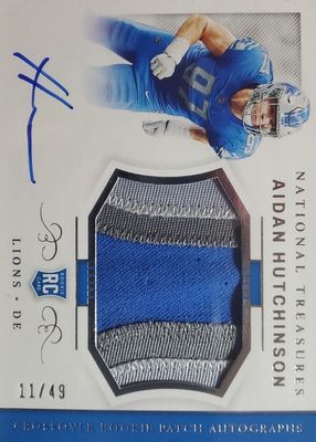 2022 National Treasures #CRPA-AH Crossover Rookie Patch Autographs (/49)