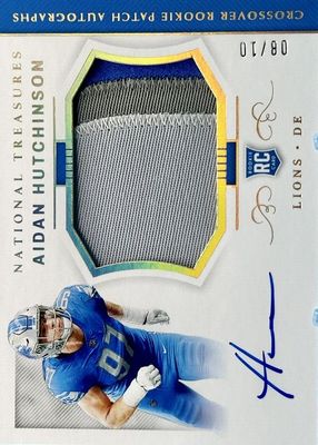 2022 National Treasures #CRPA-AH Crossover Rookie Patch Autographs - Holo Gold /10
