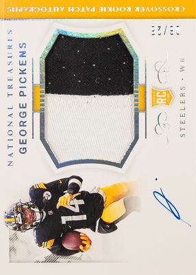2022 National Treasures #CRPA-GP Crossover Rookie Patch Autographs - Holo Silver /25