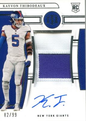 2022 National Treasures #198 Rookie Patch Auto /99