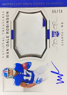 2022 National Treasures #CRPA-WR Crossover Rookie Patch Autographs (/99)