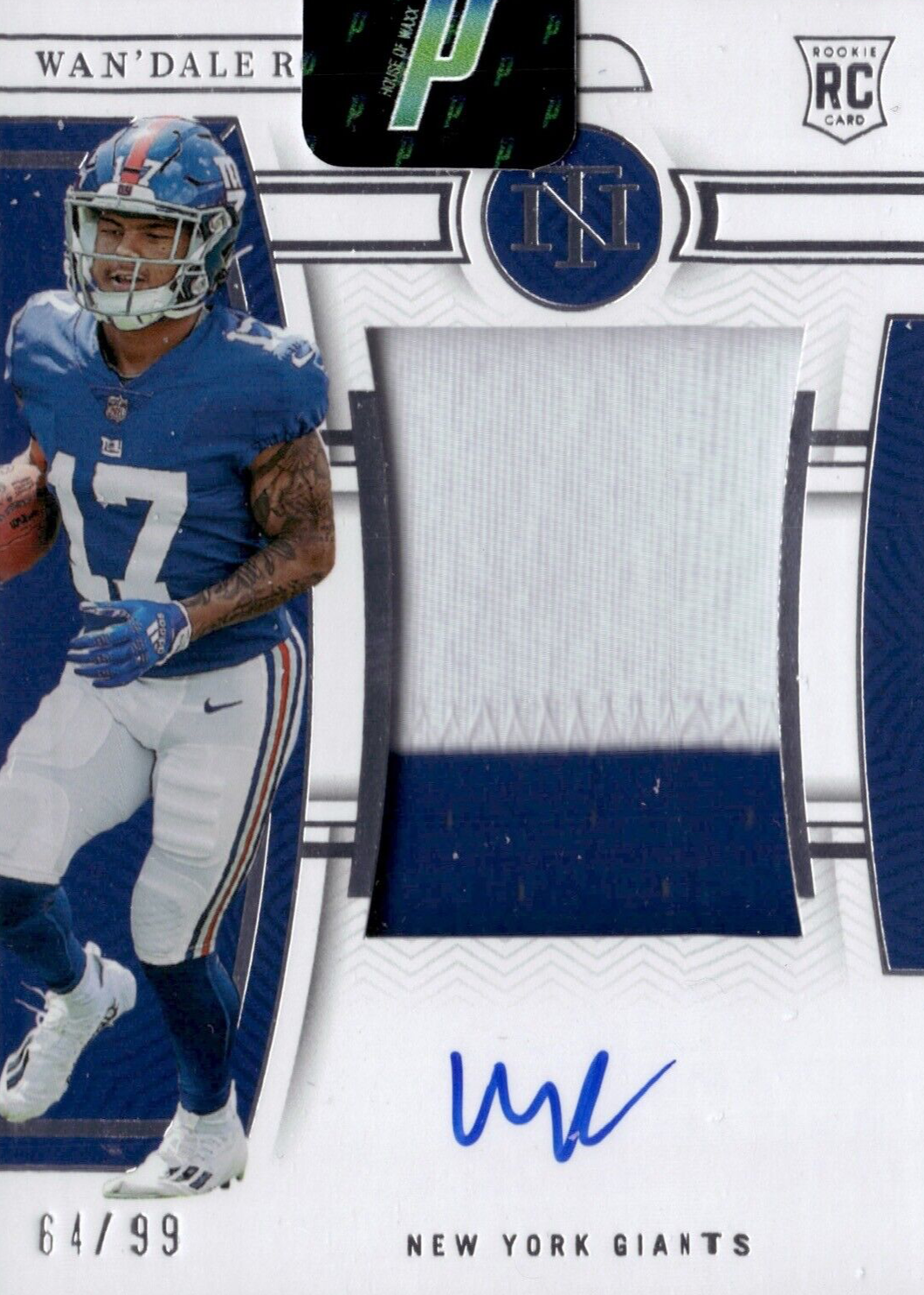 Wan'Dale Robinson 2022 National Treasures #177 Rookie Patch Auto