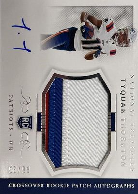 2022 National Treasures #CRPA-TT Crossover Rookie Patch Autographs (/99)