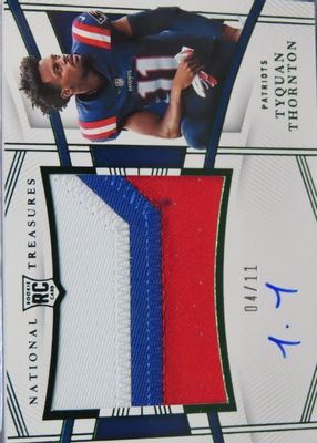 2022 National Treasures #178 Rookie Patch Auto - Green Jersey Number (/11)