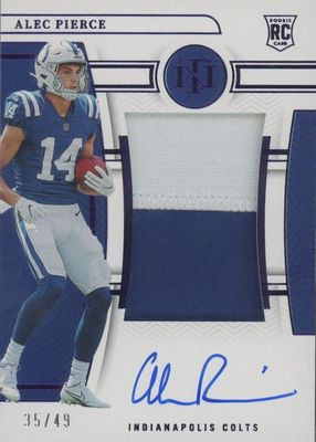 2022 National Treasures #179 Rookie Patch Auto - Purple /49