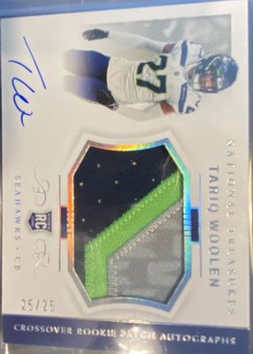 2022 National Treasures #CRPA-TW Crossover Rookie Patch Autographs - Holo Silver /25