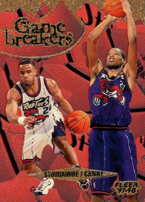 1997 Fleer #10 Game Breakers (w/Stoudamire)