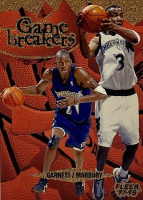 1997 Fleer #6 Game Breakers (w/Marbury)