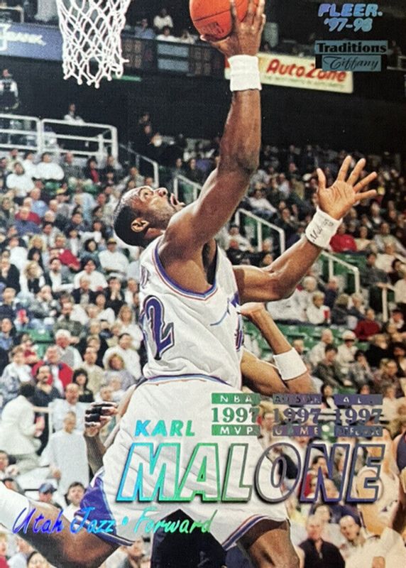 Karl Malone 1997 Fleer #32 Tiffany Price Guide - Sports Card Investor