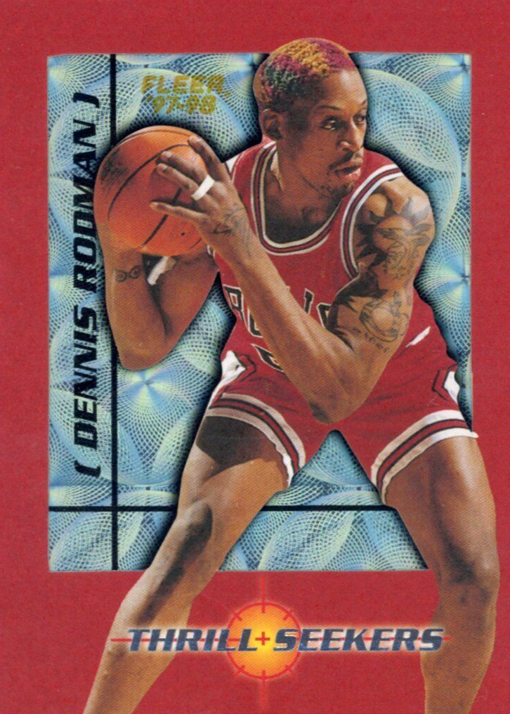 Dennis Rodman 1997 Fleer #9TS Thrill Seekers Price Guide - Sports 