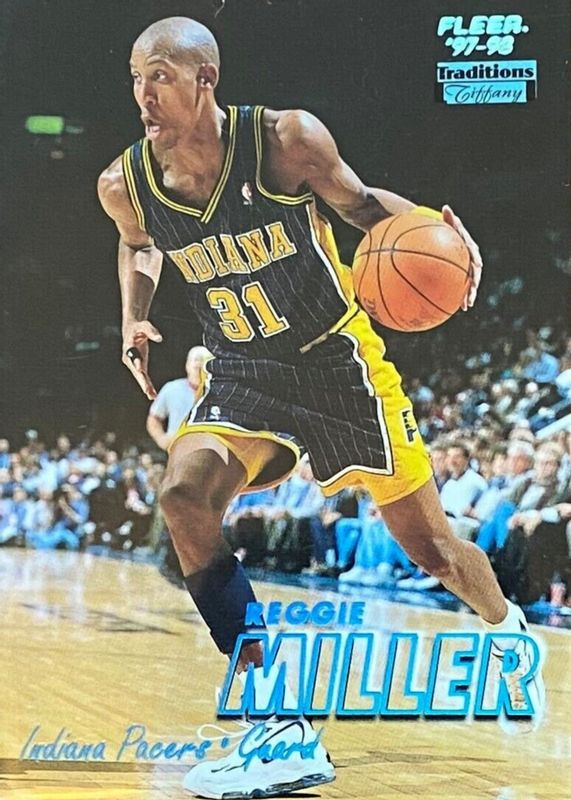 Reggie Miller 1997 Fleer #231 Tiffany SGC 10