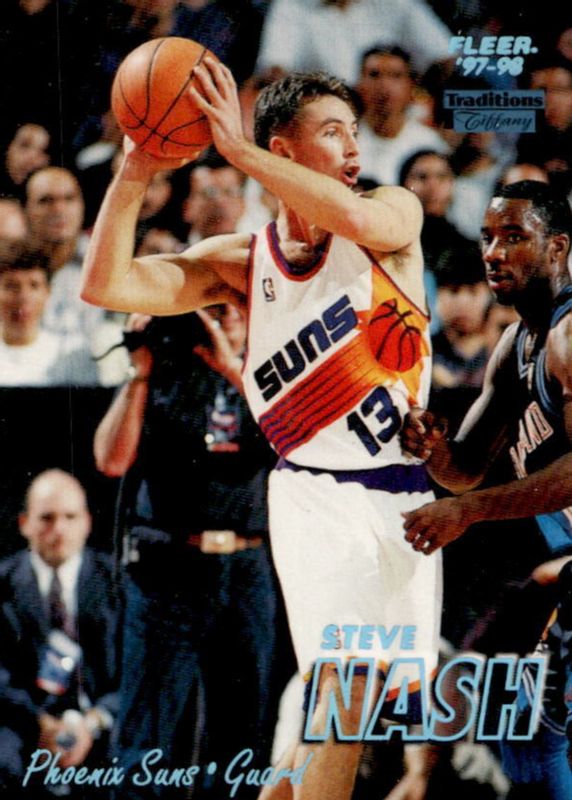 Steve Nash 1997 Fleer #156 Tiffany SGC 9