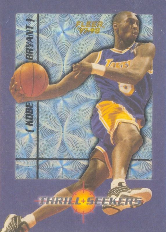 Kobe Bryant 1997 Fleer #2TS Thrill Seekers RAW