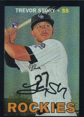 2016 Topps Heritage High Number #707 Chrome - Black Refractor /67