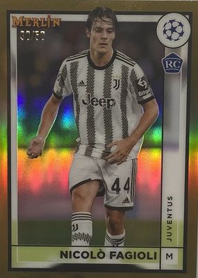 2022 Topps Merlin Chrome UEFA Club Competitions #79 Gold Refractor /50
