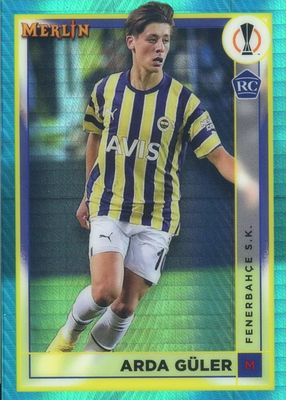 2022 Topps Merlin Chrome UEFA Club Competitions #43 Aqua Prism Refractor