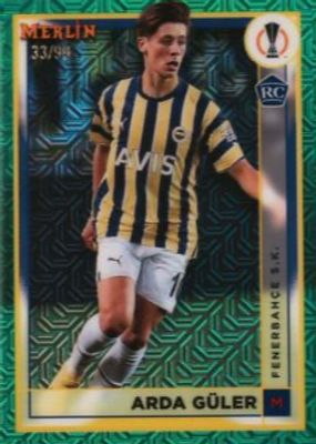2022 Topps Merlin Chrome UEFA Club Competitions #43 Green Mojo Refractor /99