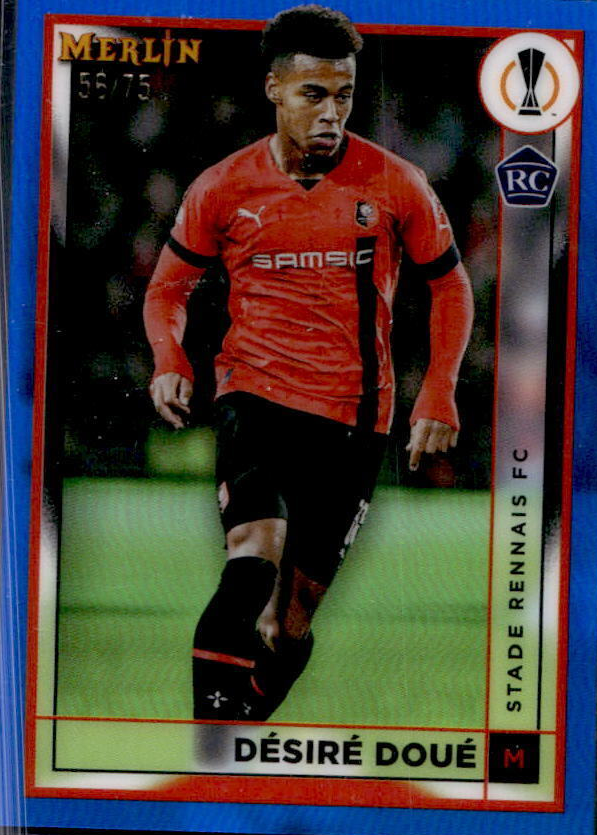 Desire Doue 2022 Topps Merlin Chrome UEFA Club Competitions