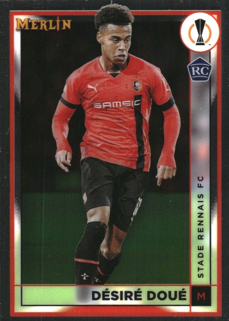 STICKER PANINI FOOT 2024 ROOKIE DESIRE DOUE RENNES PARIS SG # 378