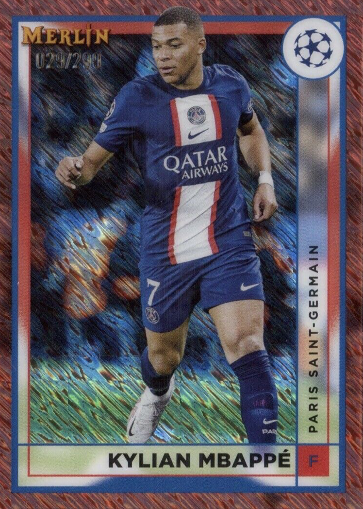 キリアン エムバペ Topps Merlin Purple Refractor 2024-25 Topps Chrome UEFA Purple Refractor /75 Kylian Mbappe