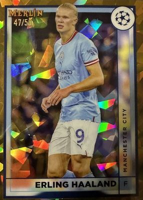 2022 Topps Merlin Chrome UEFA Club Competitions #92 Gold Refractor /50