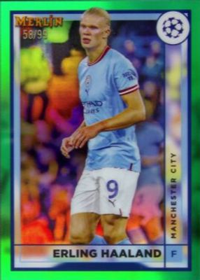 2022 Topps Merlin Chrome UEFA Club Competitions #92 Green Refractor /99