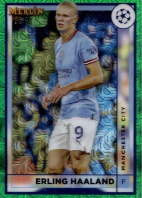 2022 Topps Merlin Chrome UEFA Club Competitions #92 Green Mojo Refractor /99