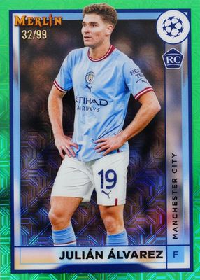 2022 Topps Merlin Chrome UEFA Club Competitions #94 Green Mojo Refractor /99