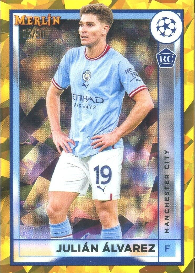 Julian Alvarez 2022 Topps Merlin Chrome UEFA Club Competitions #94 
