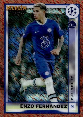 2022 Topps Merlin Chrome UEFA Club Competitions #147 Rose Gold Shimmer Refractor /299