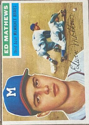 1956 Topps #107 White Back