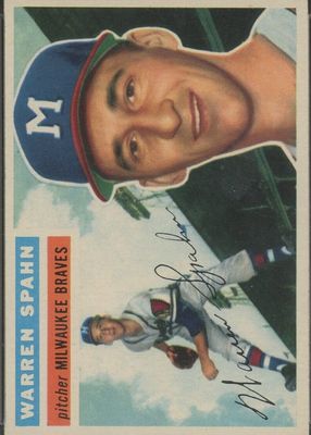 1956 Topps #10 Gray Back